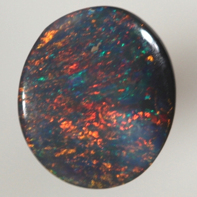 SOLID BLACK OPAL Bright burning red, always showing full colour